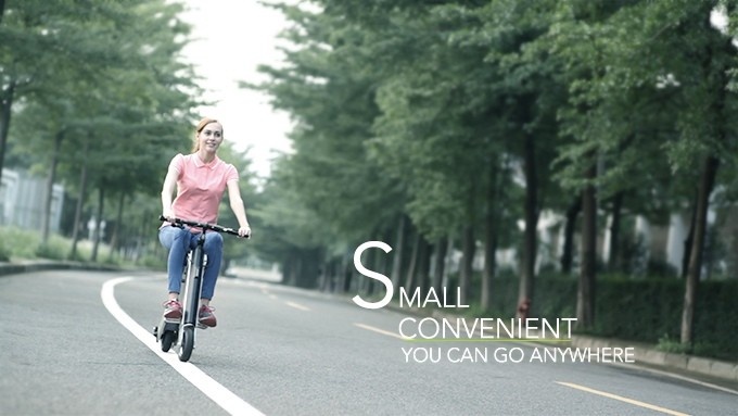 Xe điện gấp gọn A-One ảnh 3 Xe dien gap gon A-One anh 3