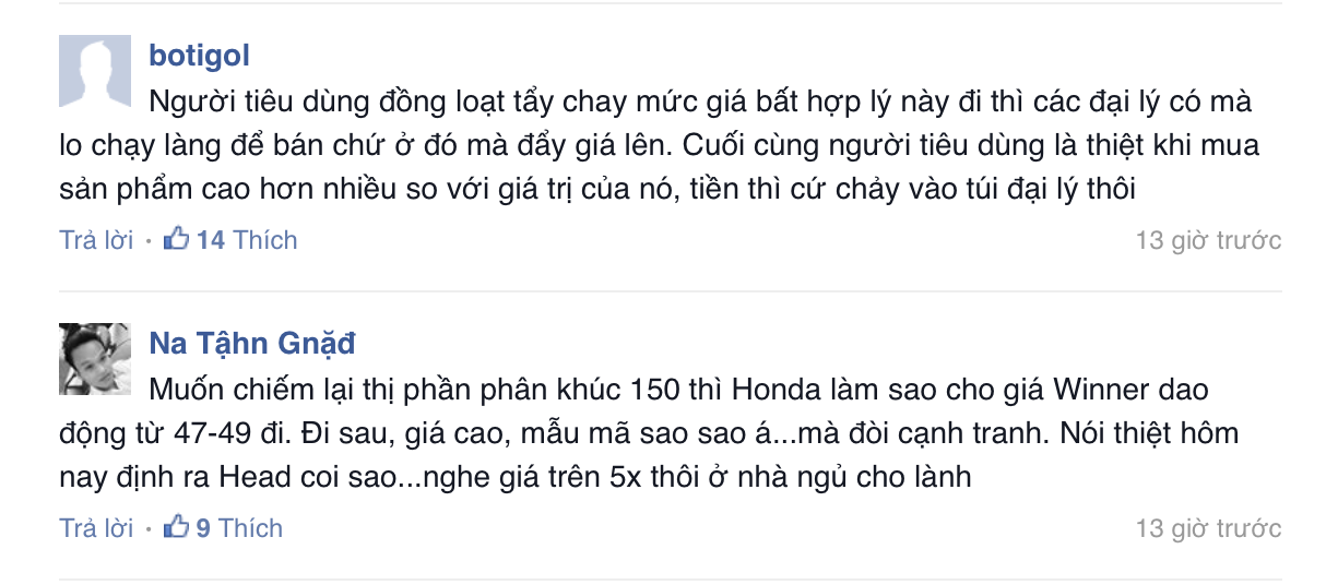 Honda Winner bị làm giá ảnh 2 Honda Winner bi lam gia anh 2