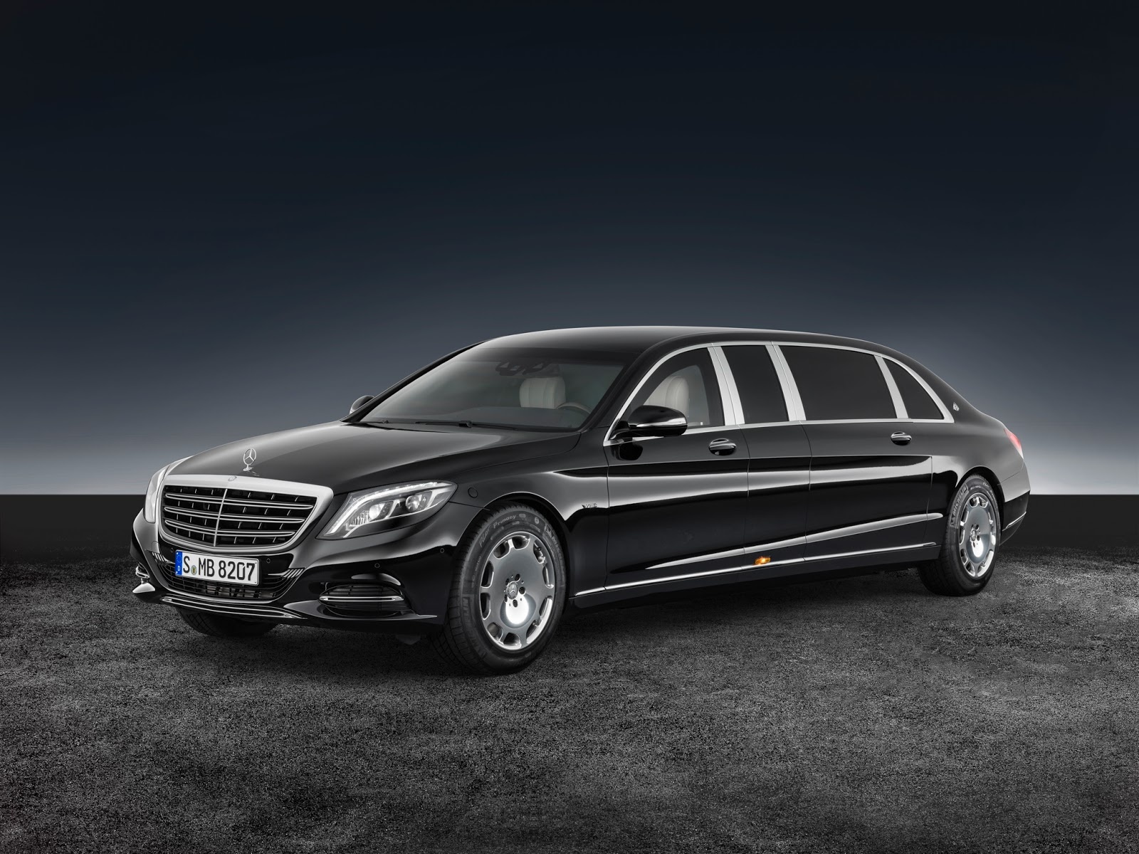 Maybach S600 Pullman Guard - xe sieu sang danh cho yeu nhan hinh anh