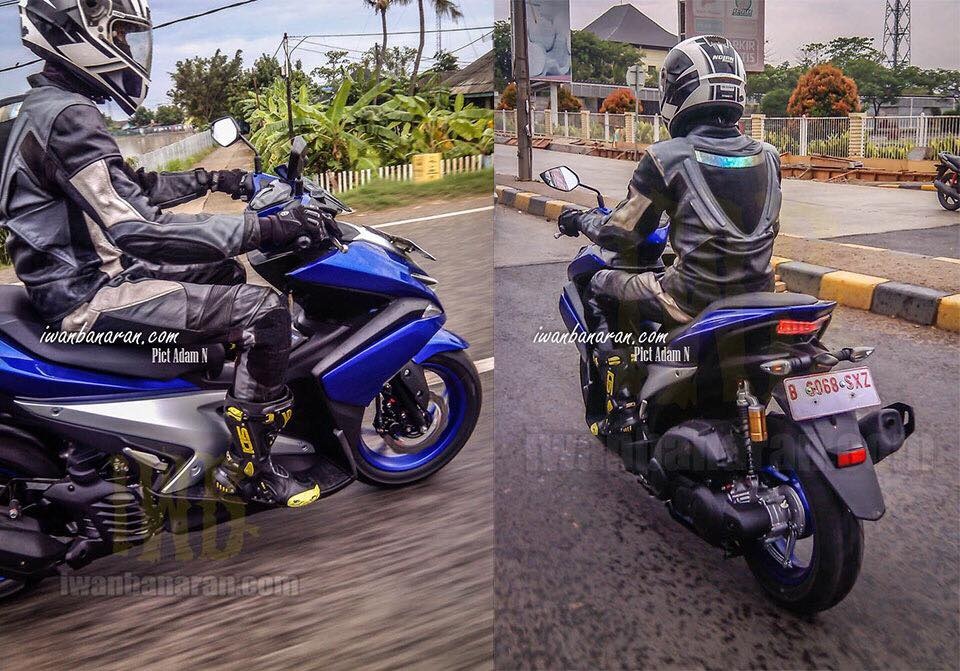 Xe thay the Yamaha Nouvo lo anh chay thu hinh anh