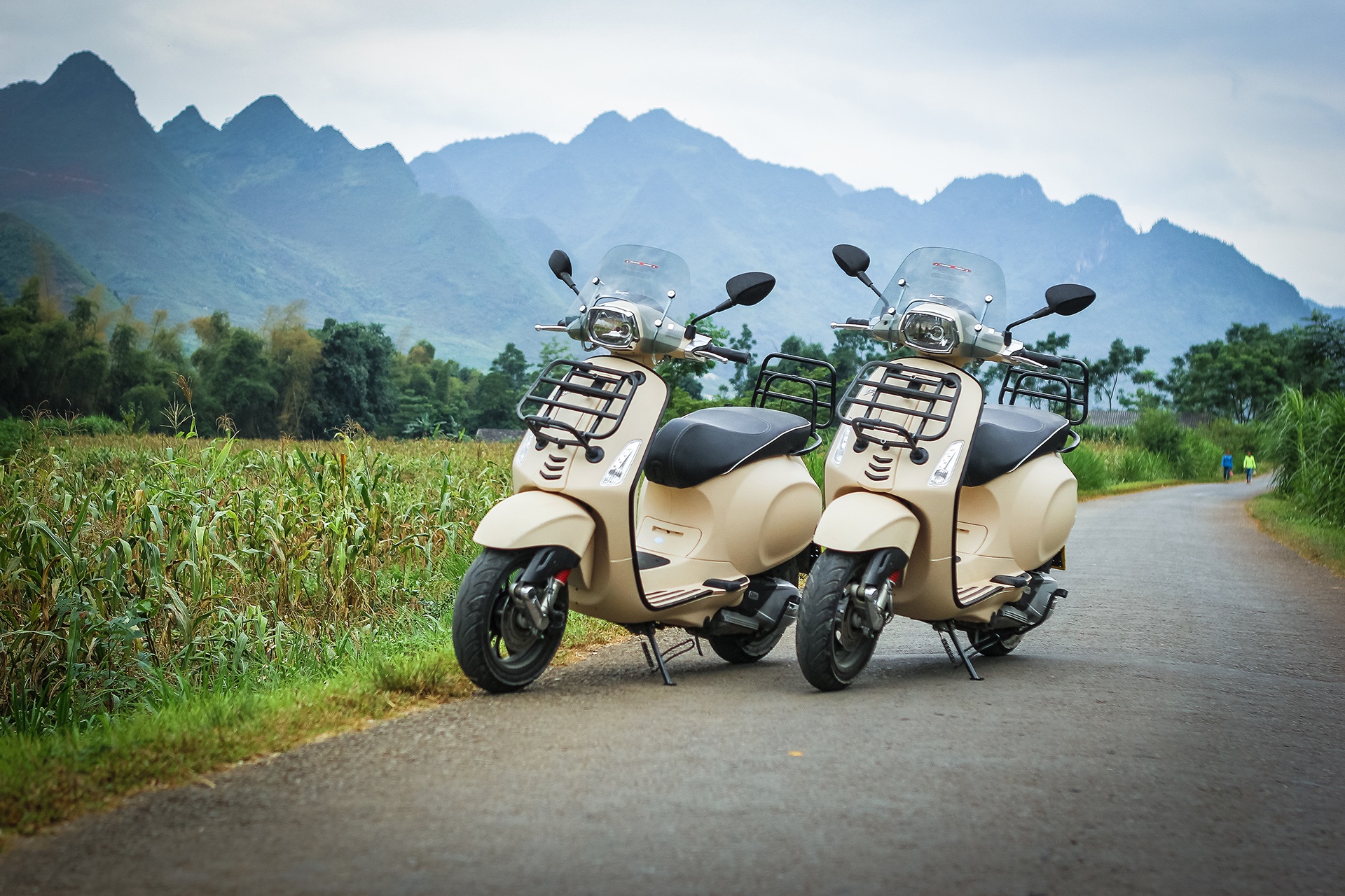 Ve ‘mien da no hoa’ bang nhung chiec Vespa hinh anh