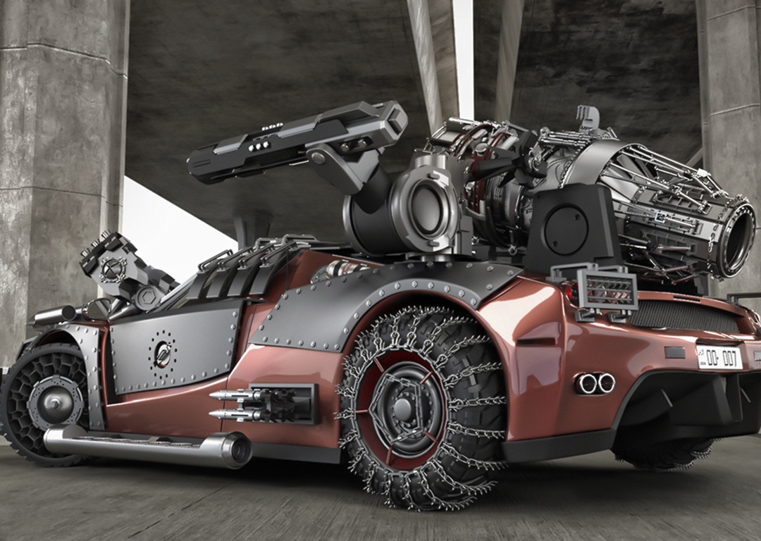 Sieu xe, xe sang bien hoa thanh oto da chien hinh anh