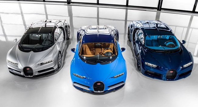 Bugatti bat dau giao nhung sieu pham Chiron dau tien hinh anh
