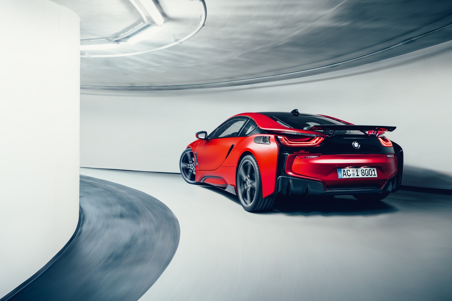 BMW i8 mau do do anh 5