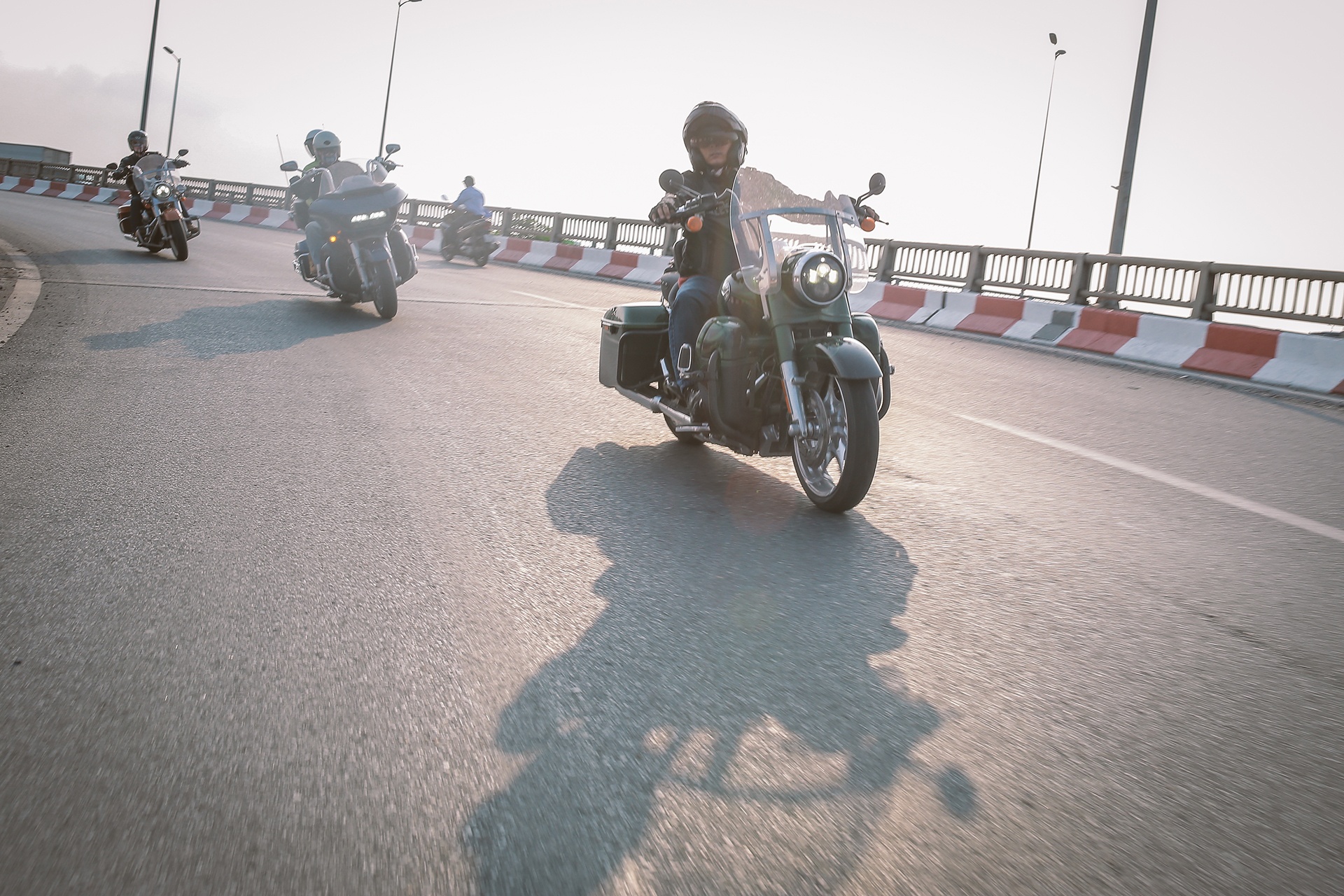 Biker Viet chay Harley-Davidson tu Sai Gon ra Ha Noi anh 8