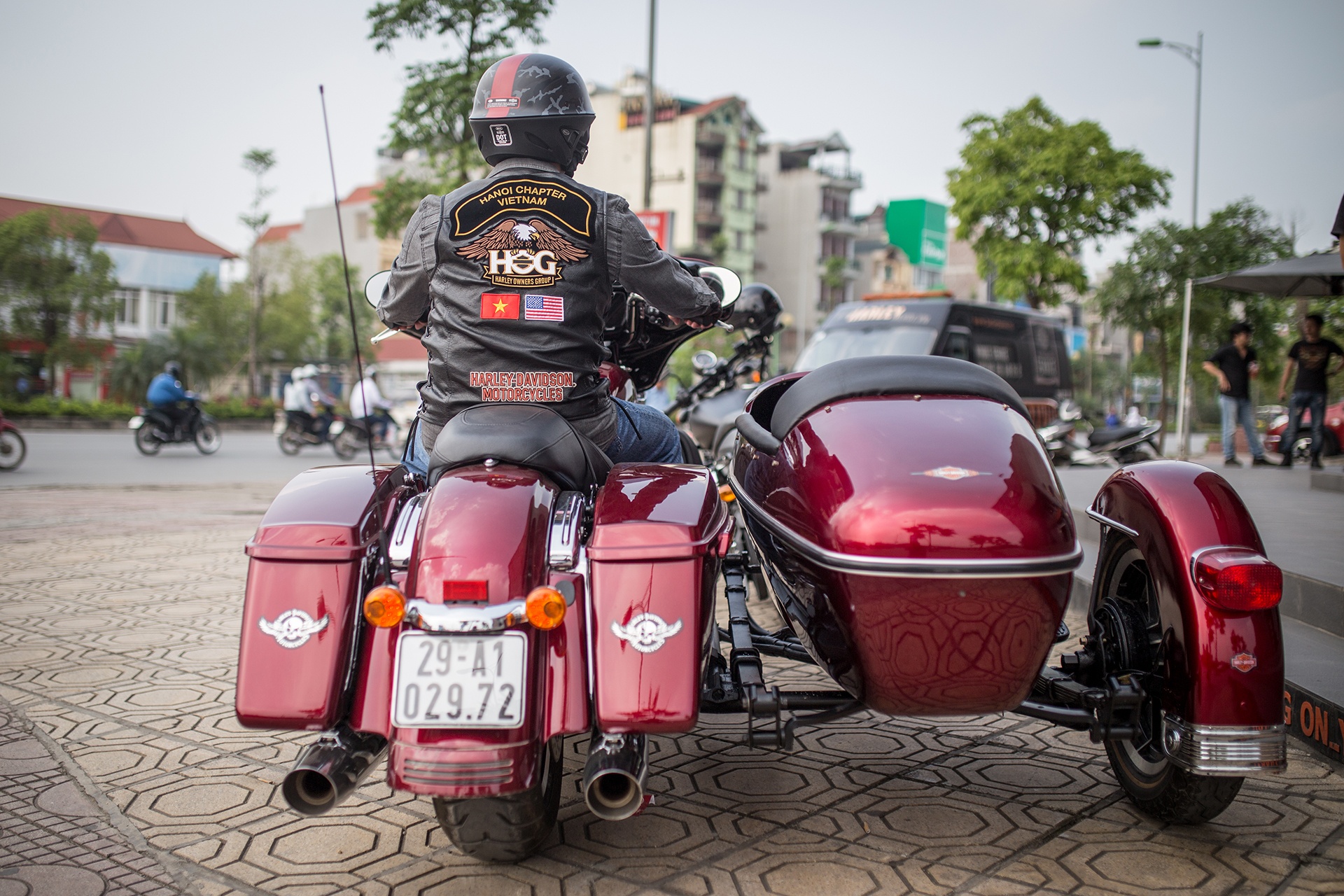 Biker Viet chay Harley-Davidson tu Sai Gon ra Ha Noi anh 7