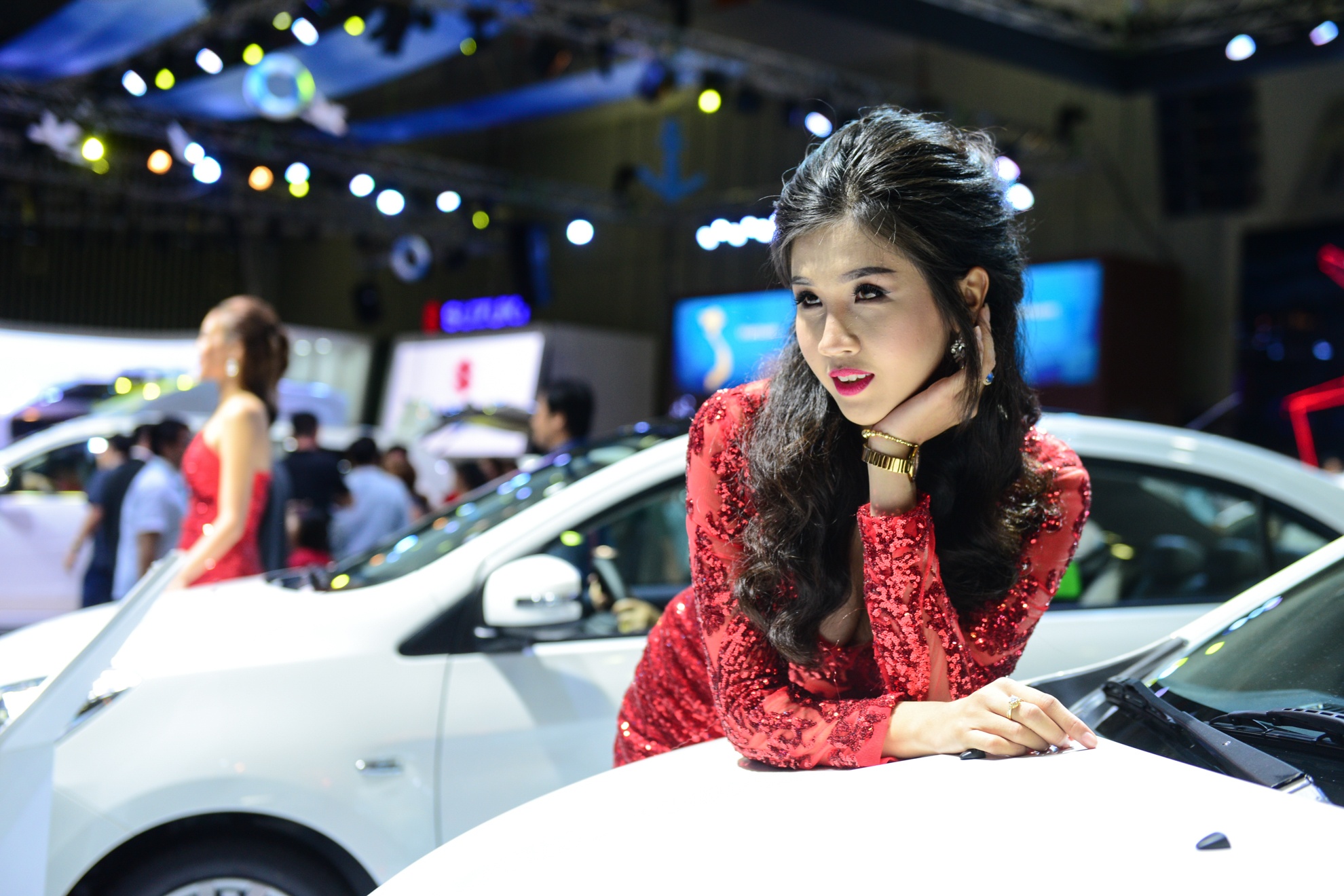 Nguoi dep tai Vietnam Motor Show 2017 anh 12