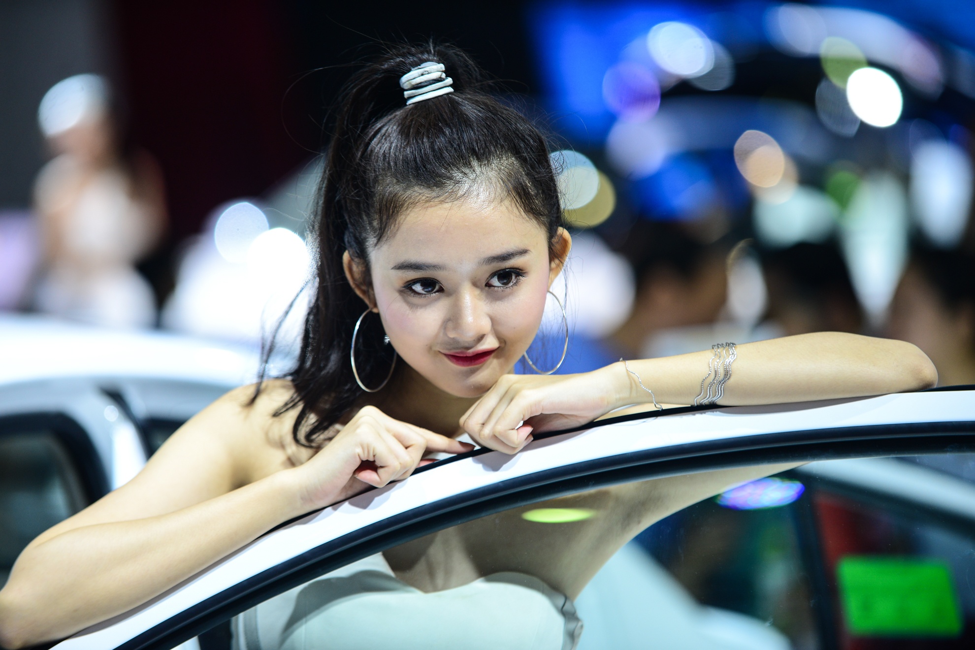 Nguoi dep tai Vietnam Motor Show 2017 anh 14