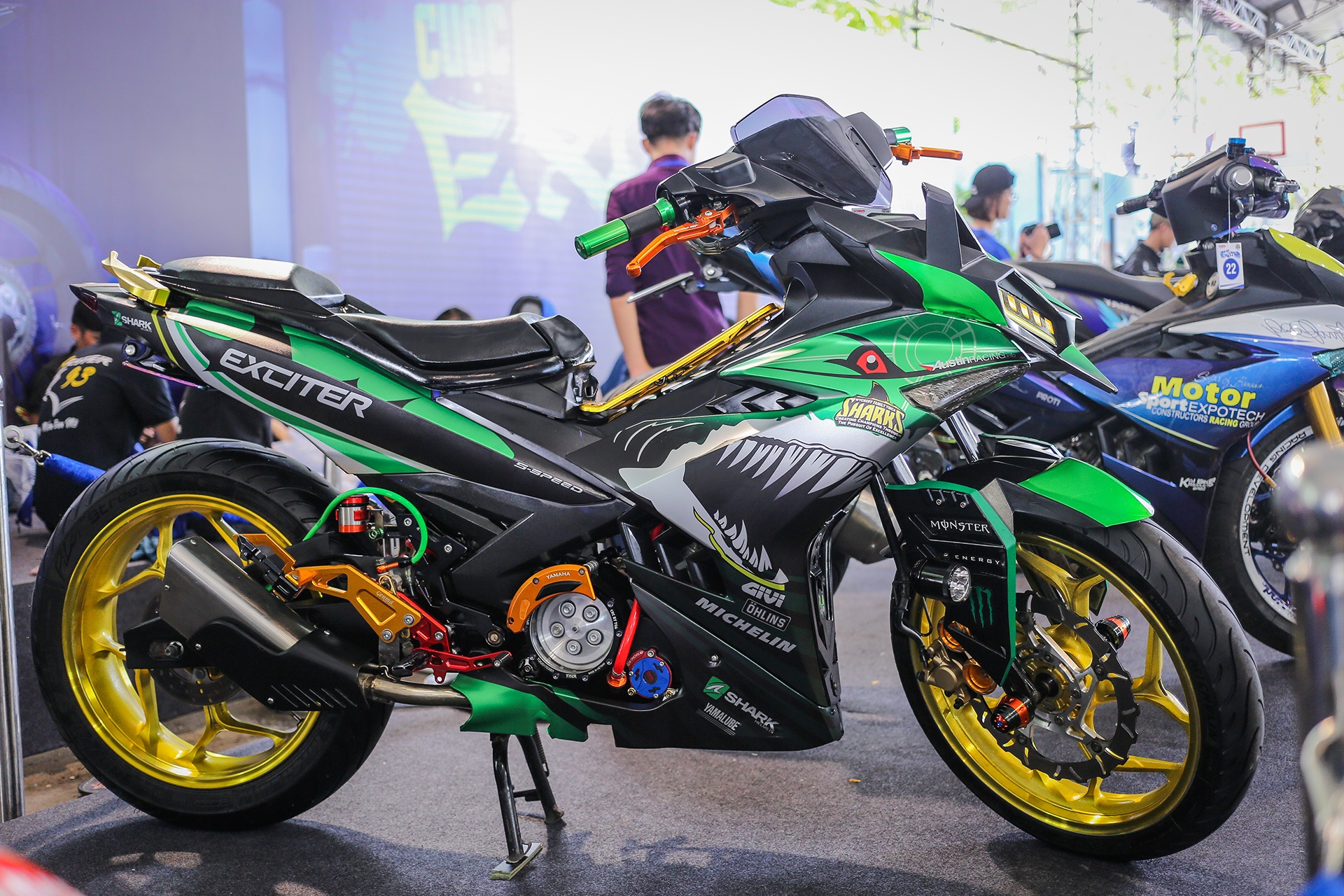 Exciter 150 do khung anh 1