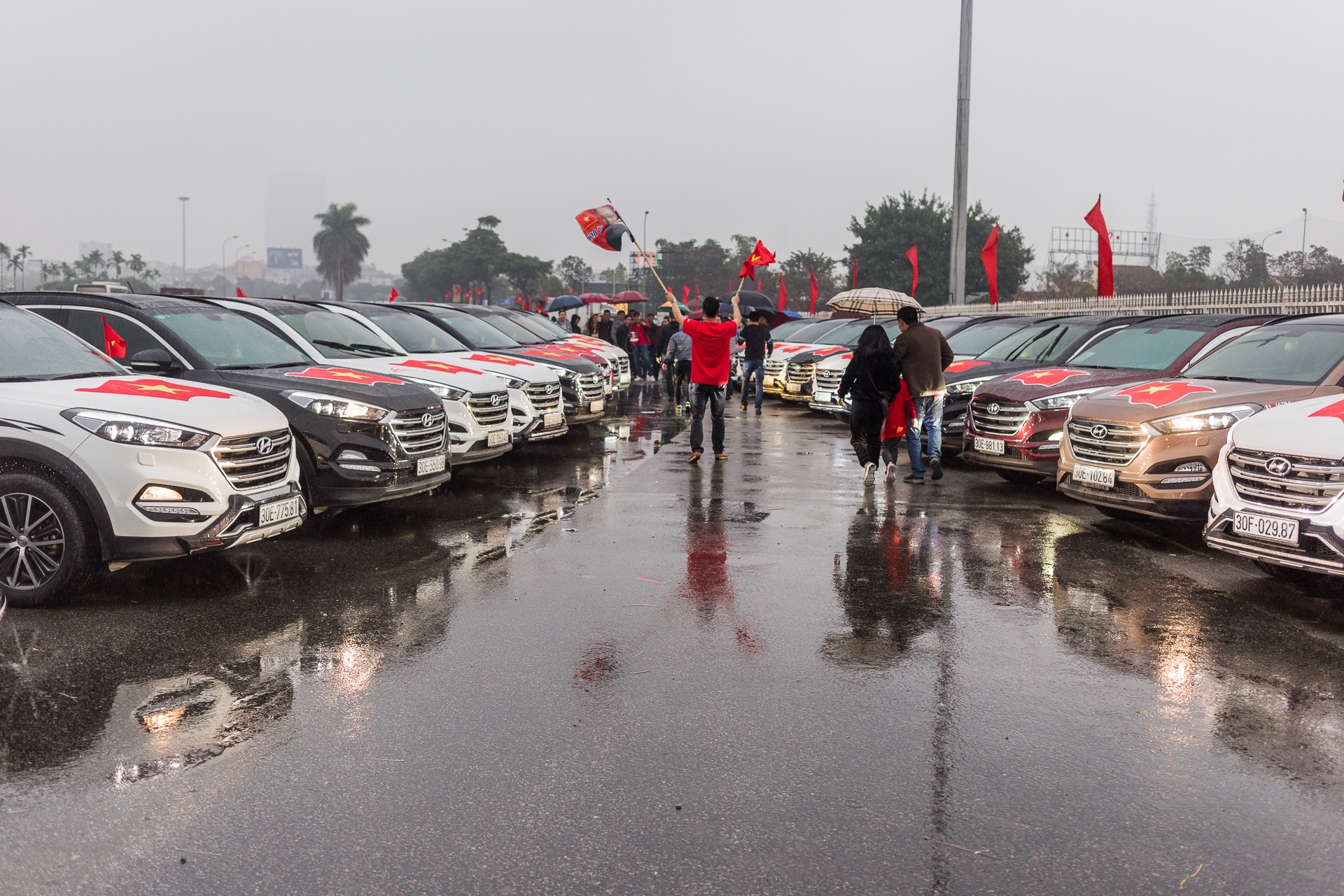 dan xe co vu U23 Viet Nam anh 1