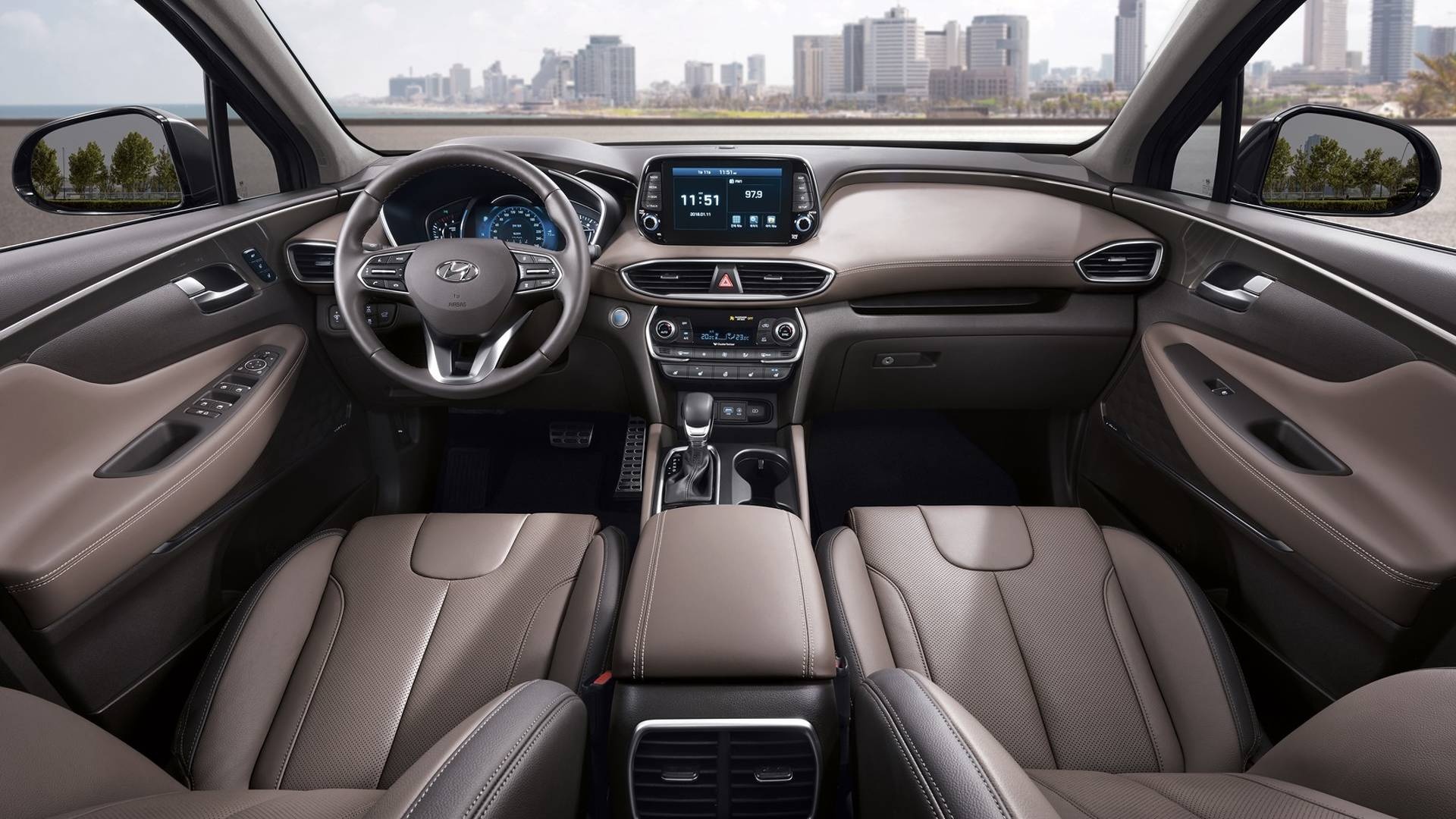 Hyundai Santa Fe 2019 lộ diện ảnh 7 Hyundai Santa Fe 2019 lo dien anh 7