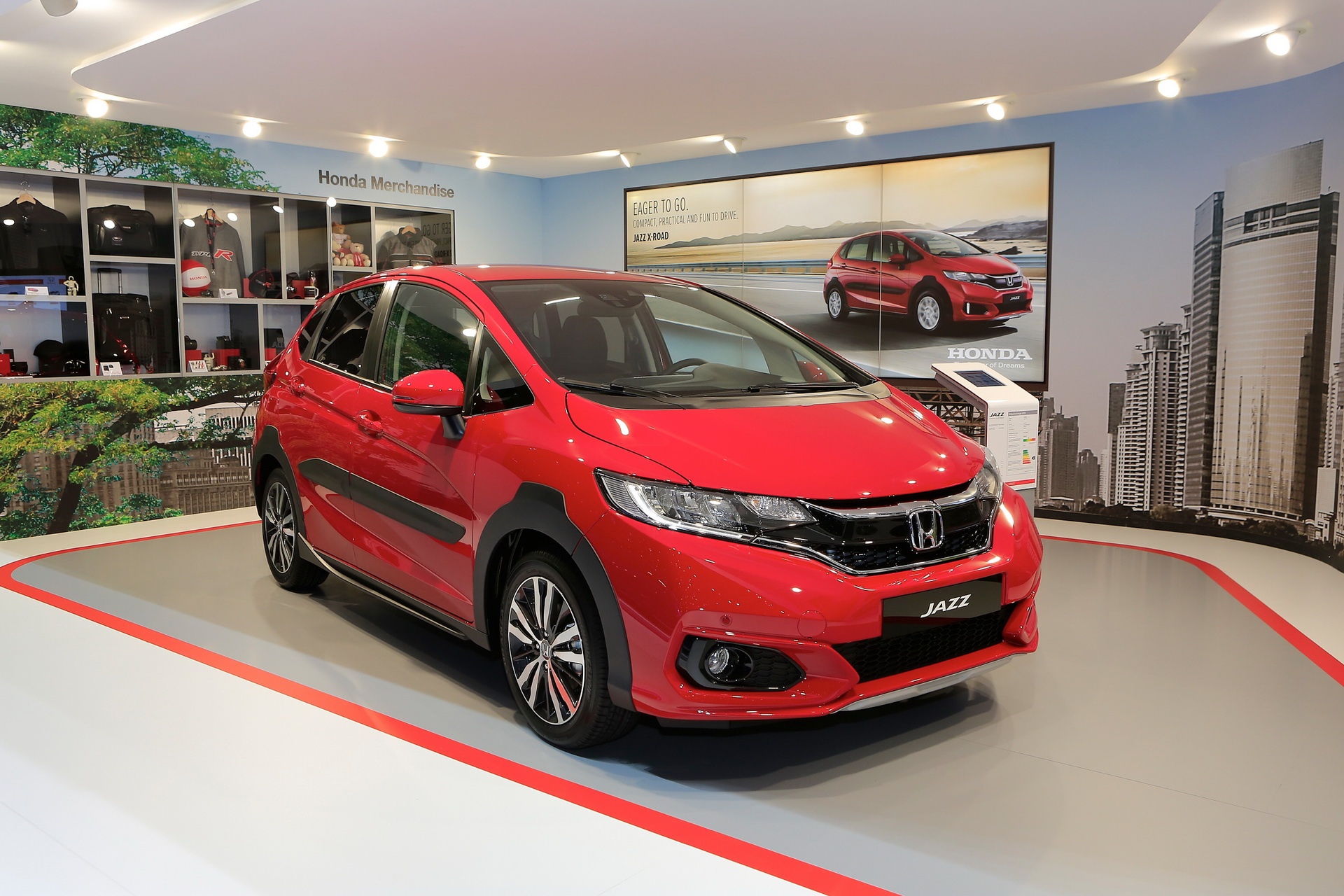 Honda Jazz X-Road tao diem nhan o dan vo hinh anh