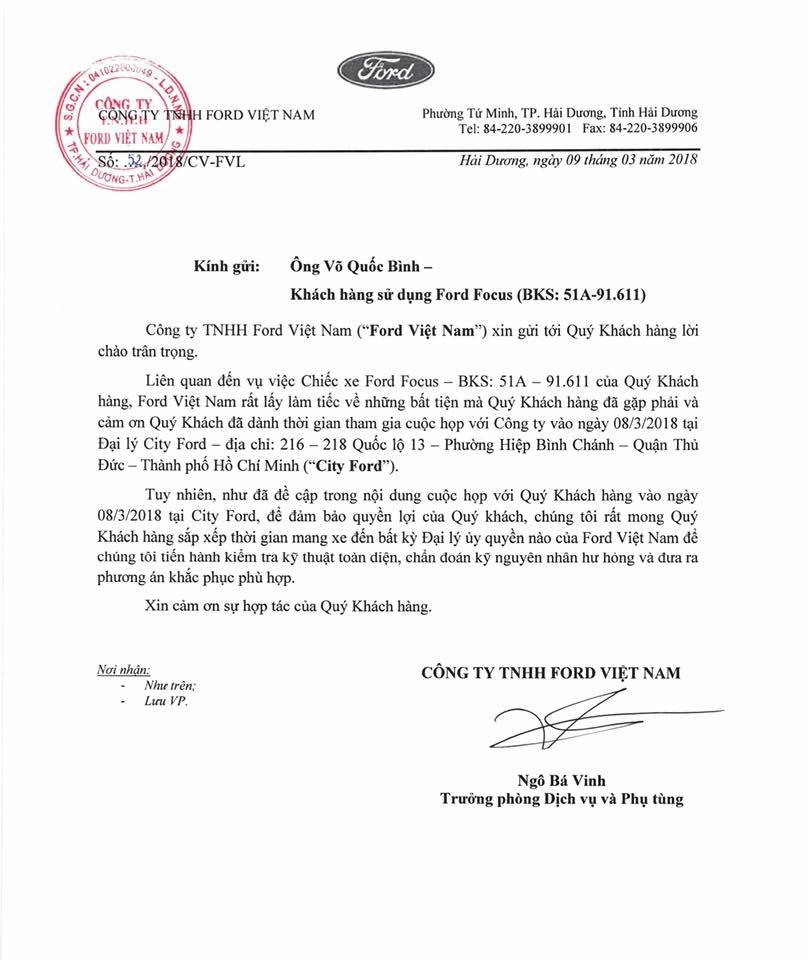 khách hàng kiện Ford Việt Nam ảnh 2 khach hang kien Ford Viet Nam anh 2