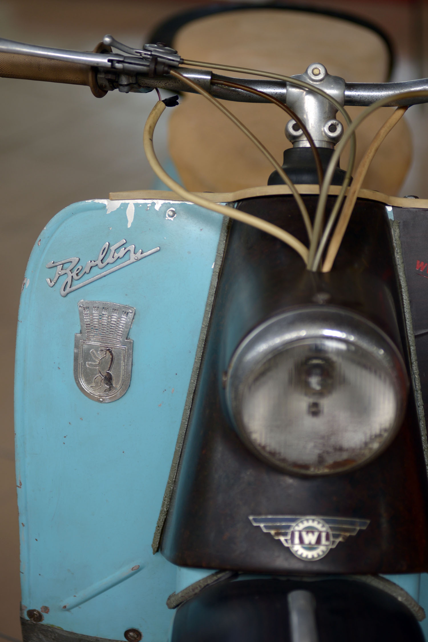 Chiếc Berlin Roller SR 50 sản xuất tại Đức vào năm 1959 là mẫu xe 