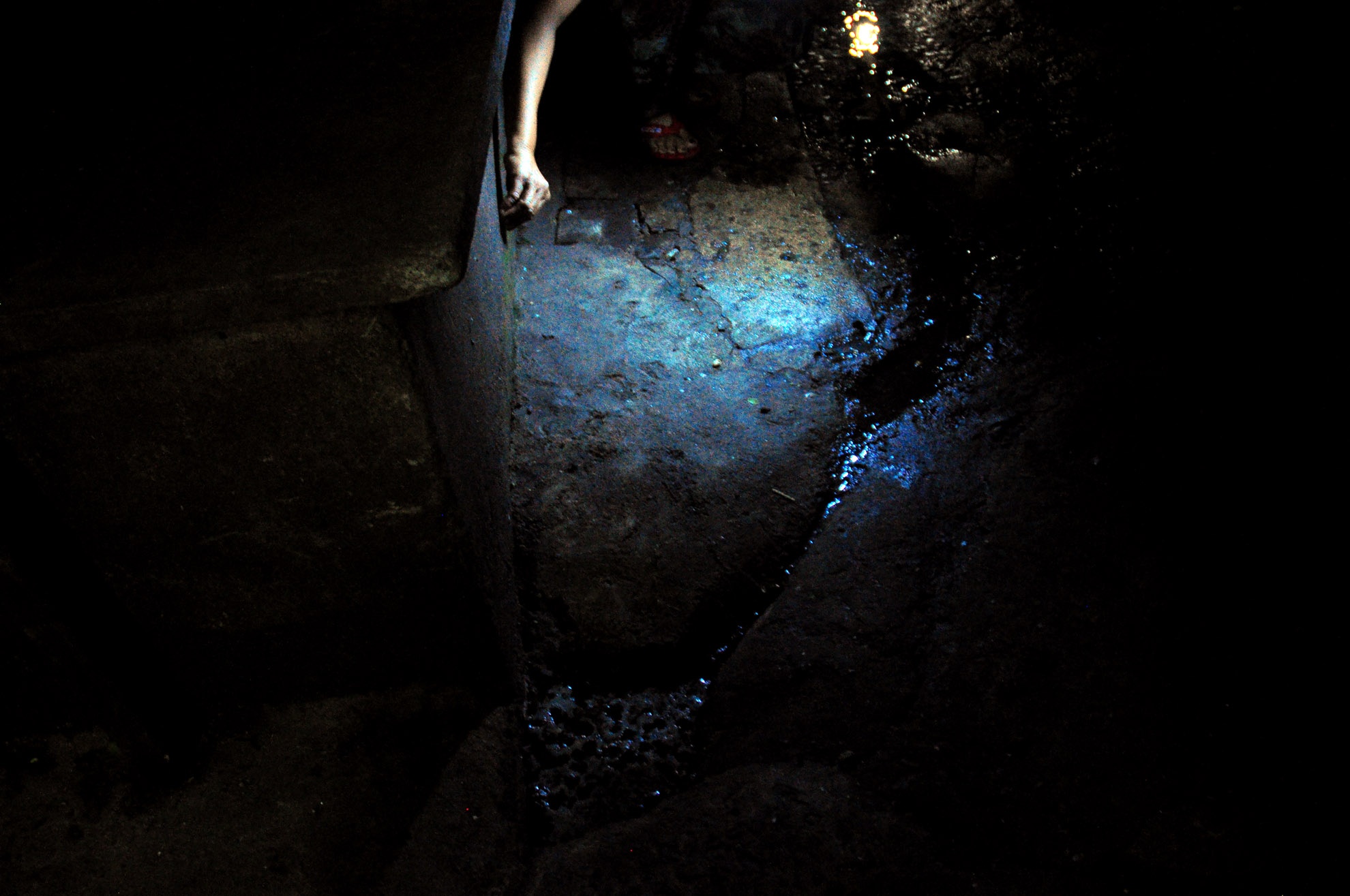 Mới lúc đầu làm nghề chưa quen, bà thường bỏ cơm vì mùi gián và mùi nước thải.