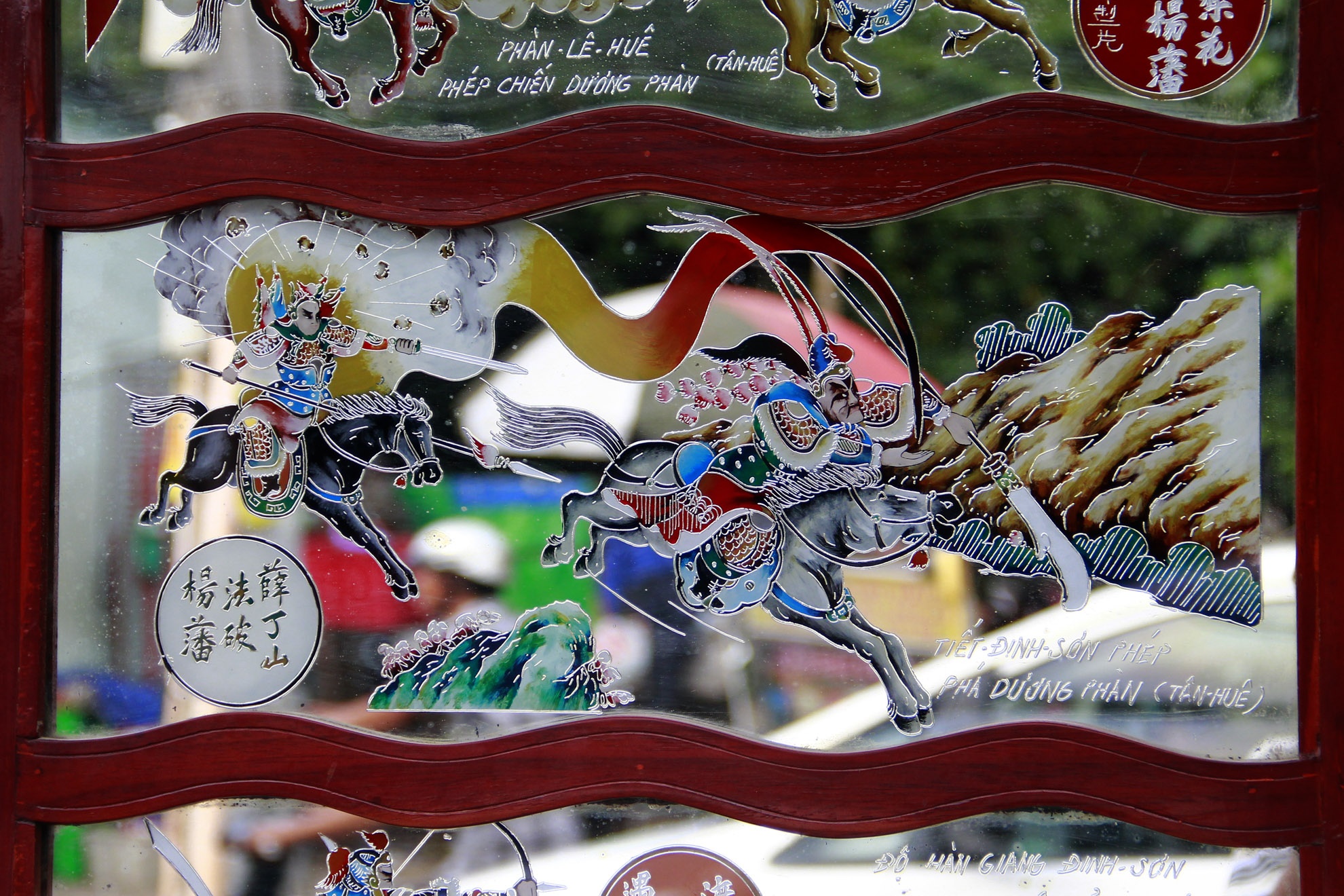 Những cuộc chiến huy hòang của một thời Thịnh Đường oanh liệt lại được tái hiện trong muôn nét vẽ tinh xảo cho tích Tiết Đinh San phá phép Dương Phàn.