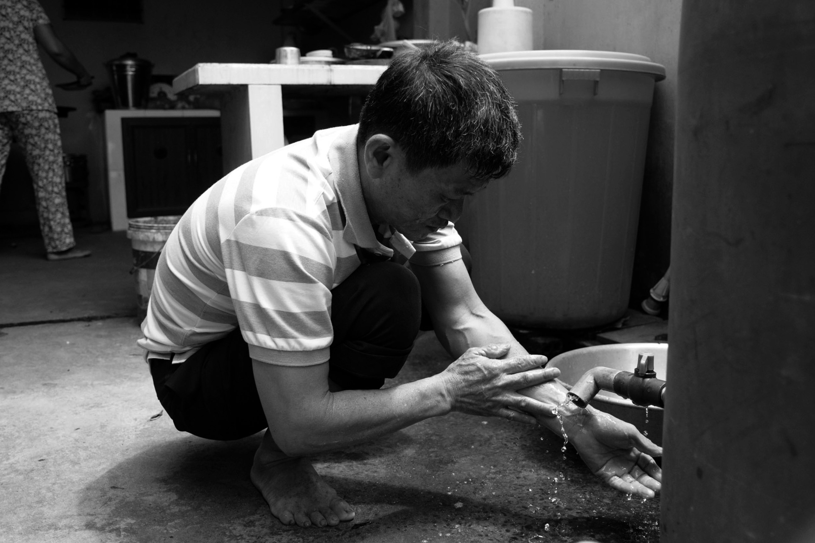 Ông Tâm quen vợ mình chỉ 3 ngày trước khi đi nhập ngũ. Tuy nhiên, bà Phải vẫn ở nhà chờ đợi 5 năm đến khi ông trở về cùng làm lễ cưới.