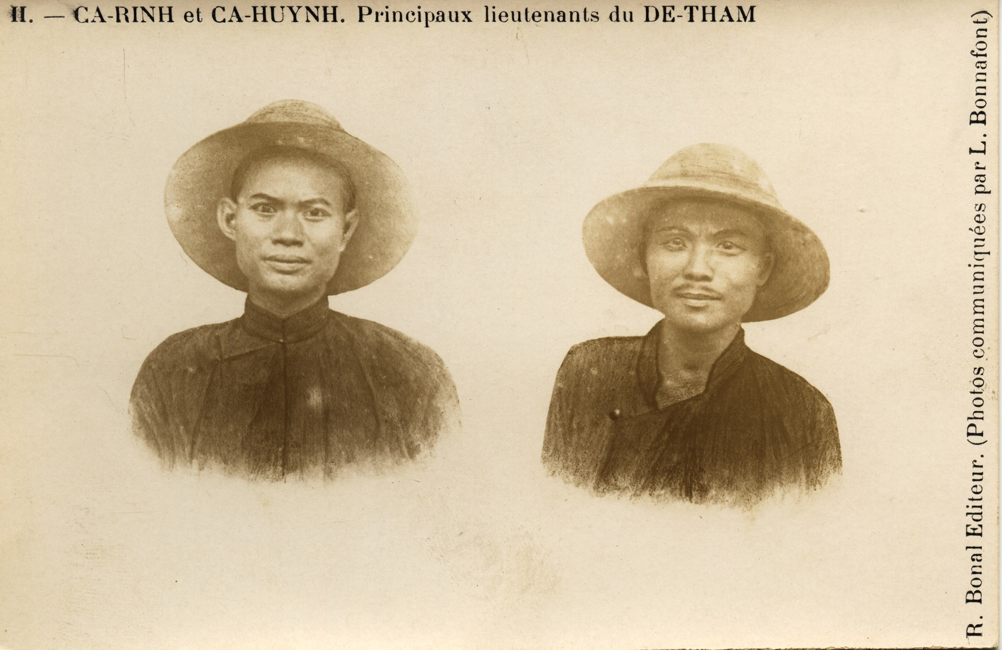 Một bức ảnh hiếm về 2 người con của Hoàng Hoa Thám, Cả Rinh và Cả Huỳnh.