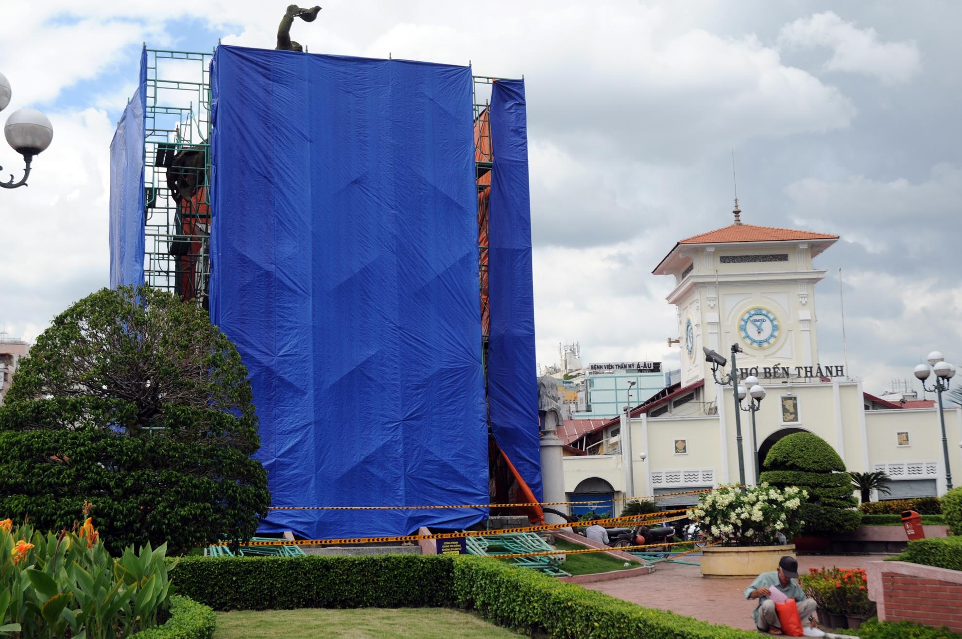 Từ khi xây dựng đến nay, tượng đài Trần Nguyên Hãn đã được trùng tu sữa chửa hai lần, nhưng nay đã xuống cấp.