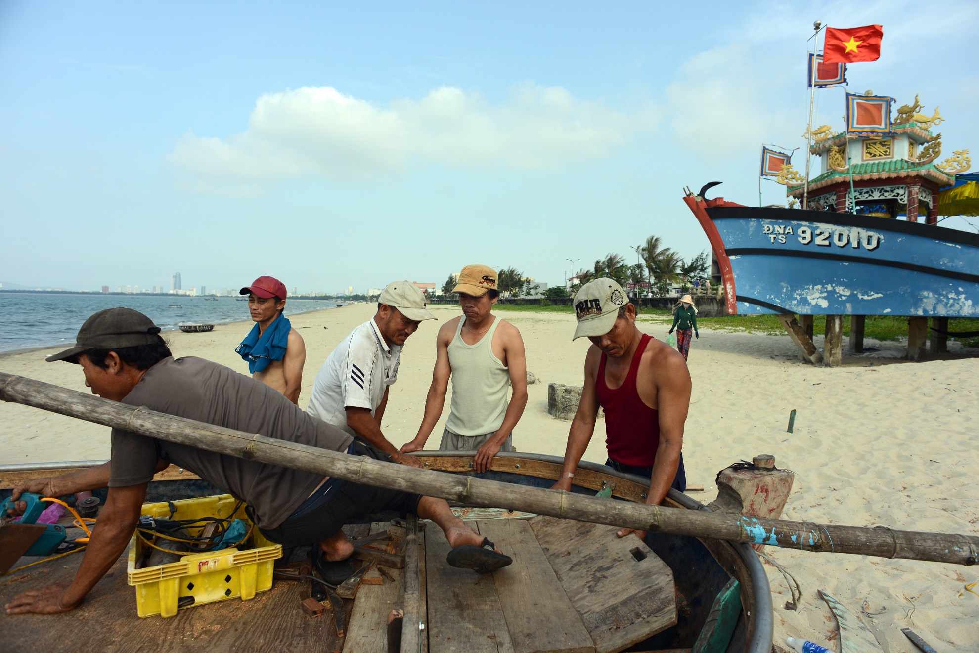 Làng Thanh An- Thanh Thuỷ là làng chài khá nổi tiếng ở Đà Nẵng. 