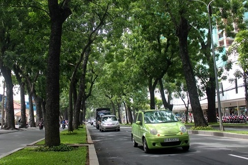 Cat dien, nuoc de bung cay xanh xay ga metro hinh anh