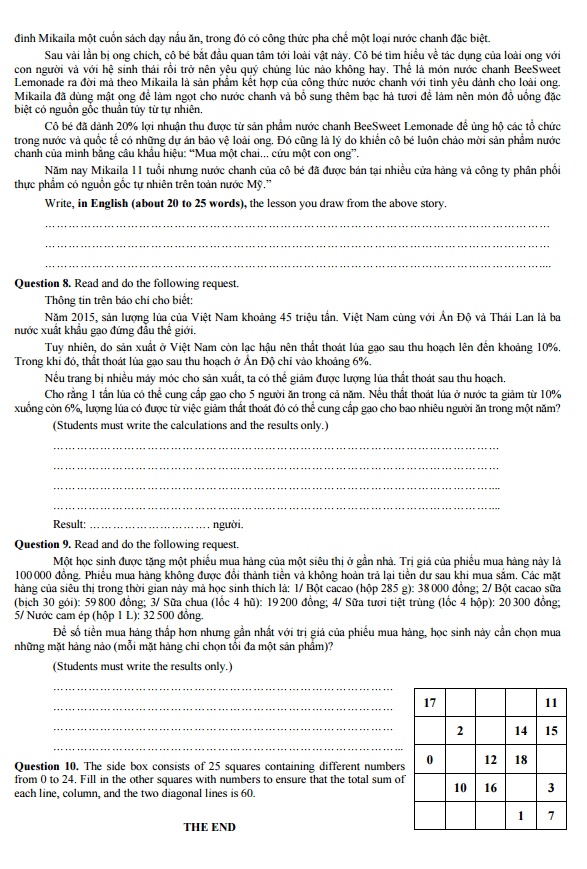 Hoang Sa Truong Sa vao de lop 6 anh 7