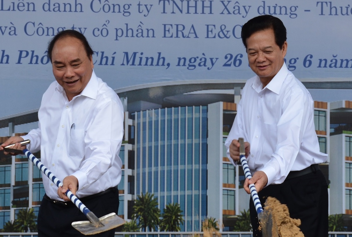 Khoi cong co so 2 benh vien Ung buou 1.000 giuong hinh anh