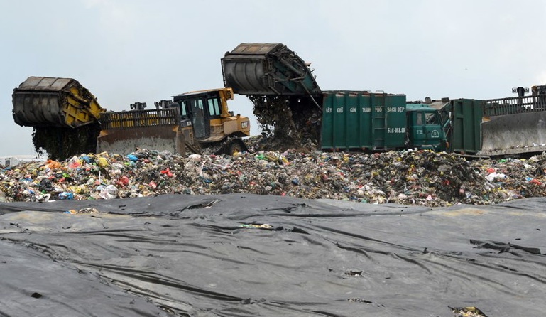 TP HCM yeu cau bai rac Da Phuoc co bien phap giam mui hoi hinh anh