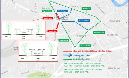 dieu chinh giao thong xay cau vuot anh 1