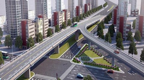 Xay cau vuot thep hon 400 ty dong o nga sau Go Vap hinh anh