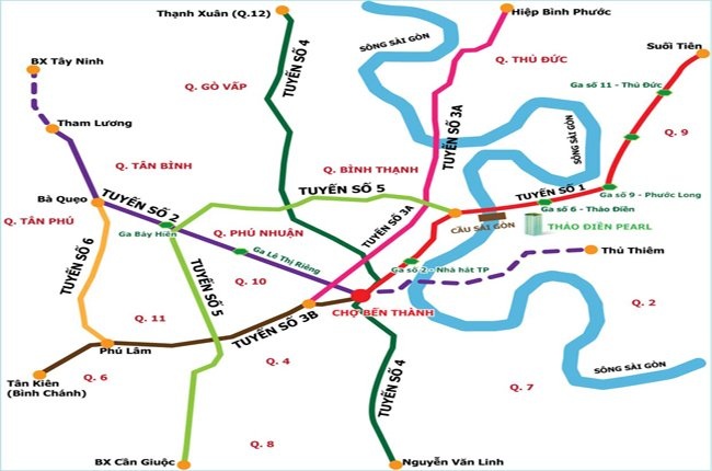 kéo dài tuyến metro số 1 ảnh 1 keo dai tuyen metro so 1 anh 1