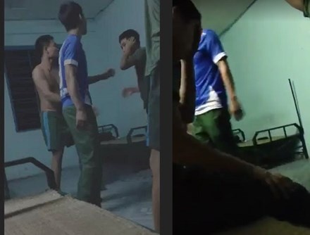 Quan doi xac minh clip canh nguoi mac quan phuc danh nhau hinh anh