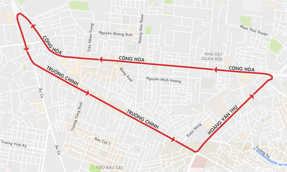 Nhieu tuyen duong lon o Sai Gon thanh duong mot chieu hinh anh