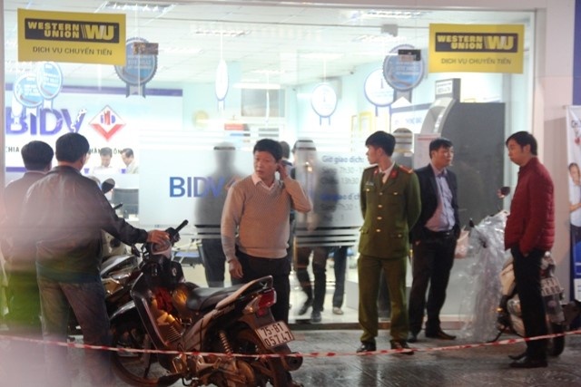 Nghi can cuop ngan hang BIDV o Hue da bi bat hinh anh