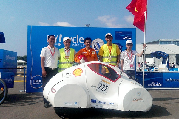 Dai hoc Lac Hong vo dich cuoc thi xe tiet kiem nhien lieu chau A hinh anh
