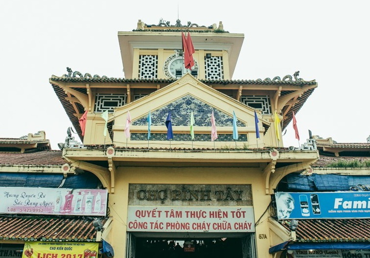 Cho Binh Tay duoc xep hang di tich cap thanh pho hinh anh