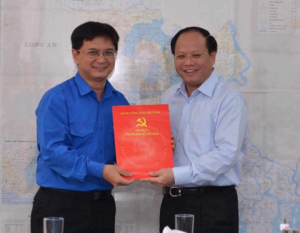 Bi thu Thanh doan Nguyen Manh Cuong lam Bi thu quan Thu Duc hinh anh