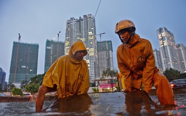 473 ty dong chong ngap cho duong Nguyen Huu Canh hinh anh