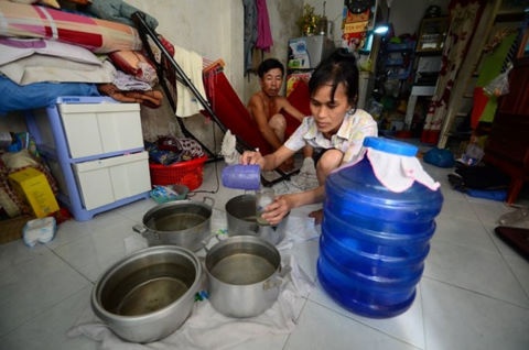 Sai Gon cat nuoc sinh hoat tren dien rong hinh anh