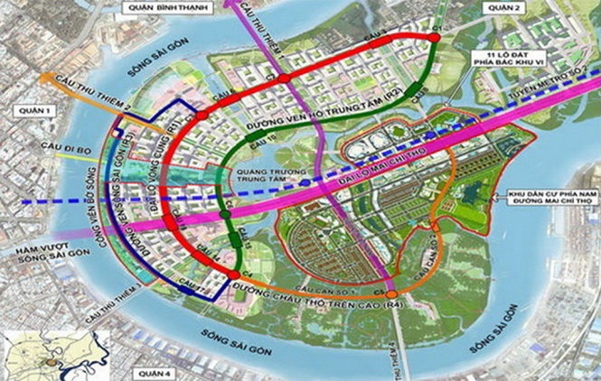 TP.HCM se xay them cau Thu Thiem 4 noi quan 7 sang quan 2 hinh anh