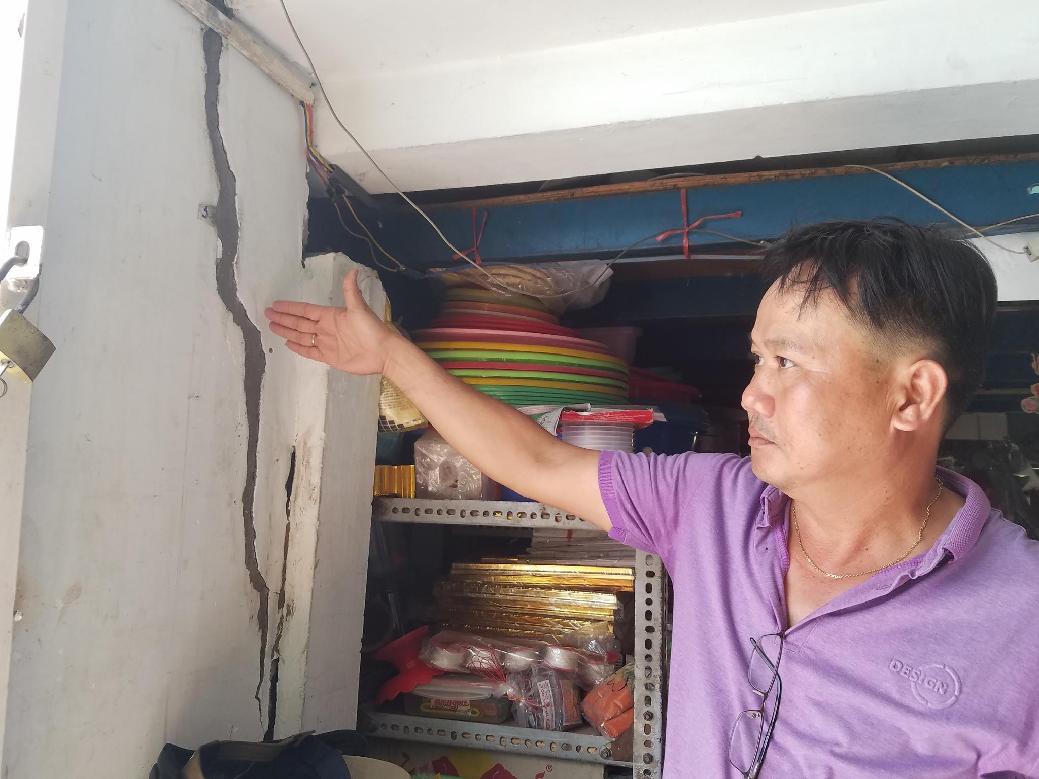 Dan canh cong trinh chong ngap 10.000 ty o Sai Gon lo sap nha hinh anh