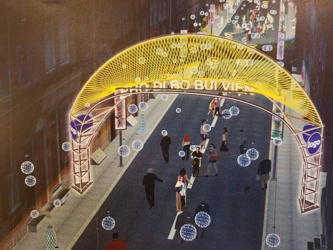 Pho di bo Bui Vien khai truong vao ngay 19/8 hinh anh