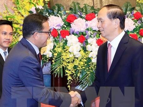Chu tich nuoc tiep doan dai bieu Hoi Chu thap do - Trang luoi liem do hinh anh