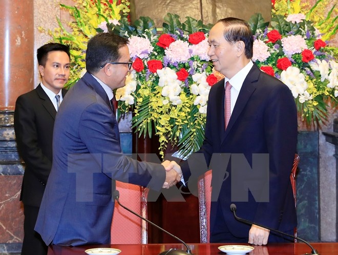 Chủ tịch nước tiếp Hội chữ thập đỏ ảnh 1 Chu tich nuoc tiep Hoi chu thap do anh 1