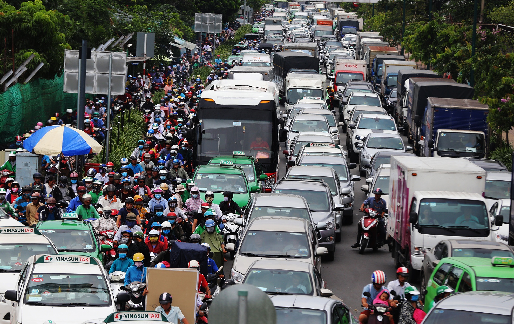 thu phi oto vao noi do Sai Gon anh 2