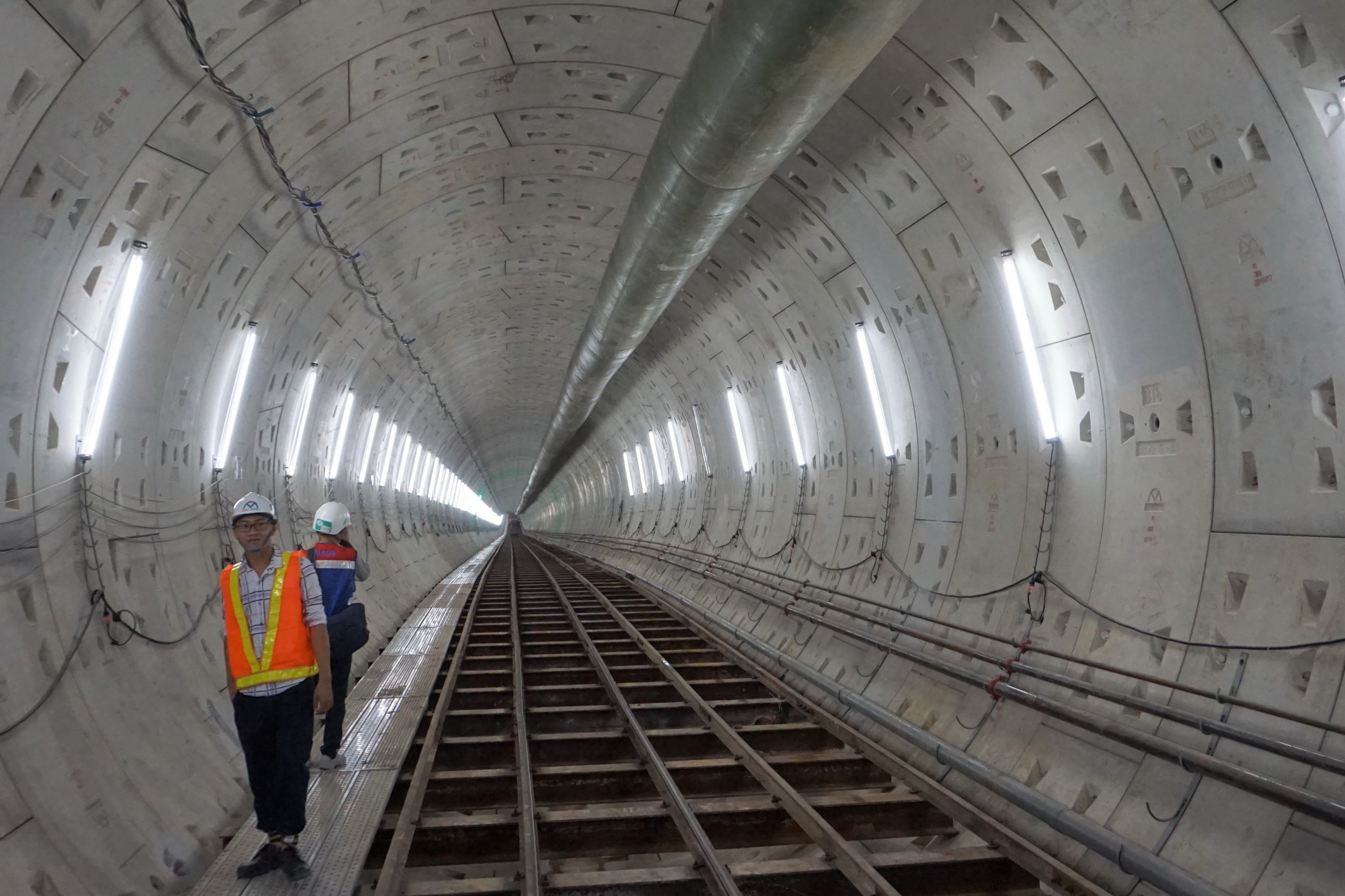 Ham metro dau tien o Sai Gon hoan thanh som hon 1 thang hinh anh