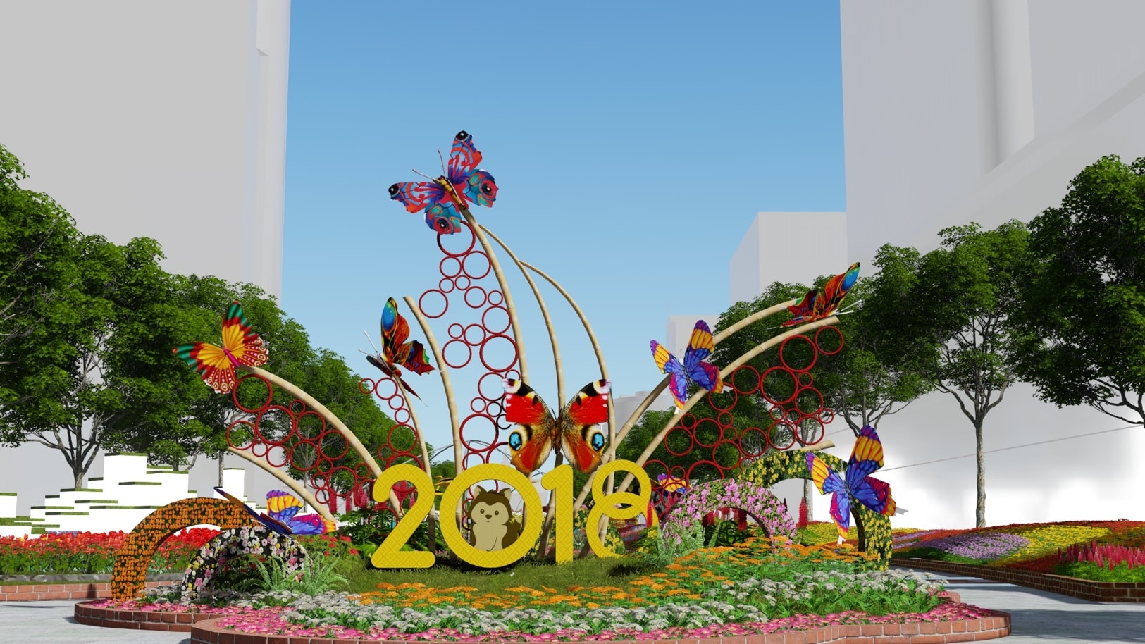 Duong hoa Nguyen Hue anh 2