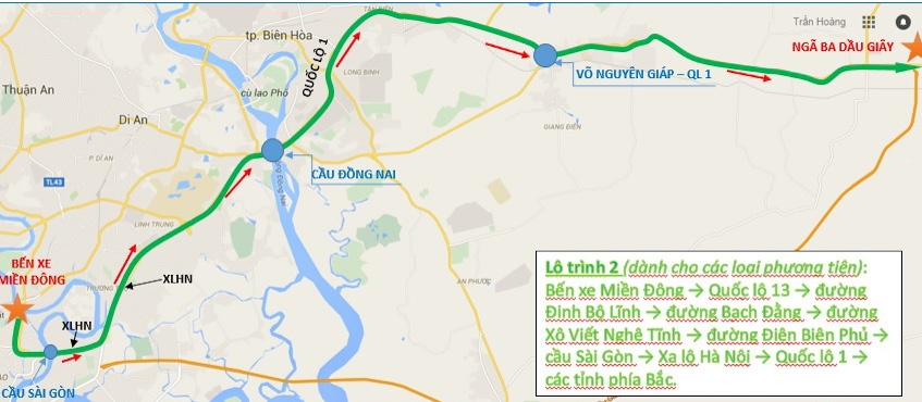 Phân luồng giao thông Tết Mậu Tuất ảnh 2 Phan luong giao thong Tet Mau Tuat anh 2