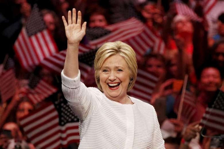 Ba Clinton chinh thuc tro thanh ung vien tong thong My hinh anh