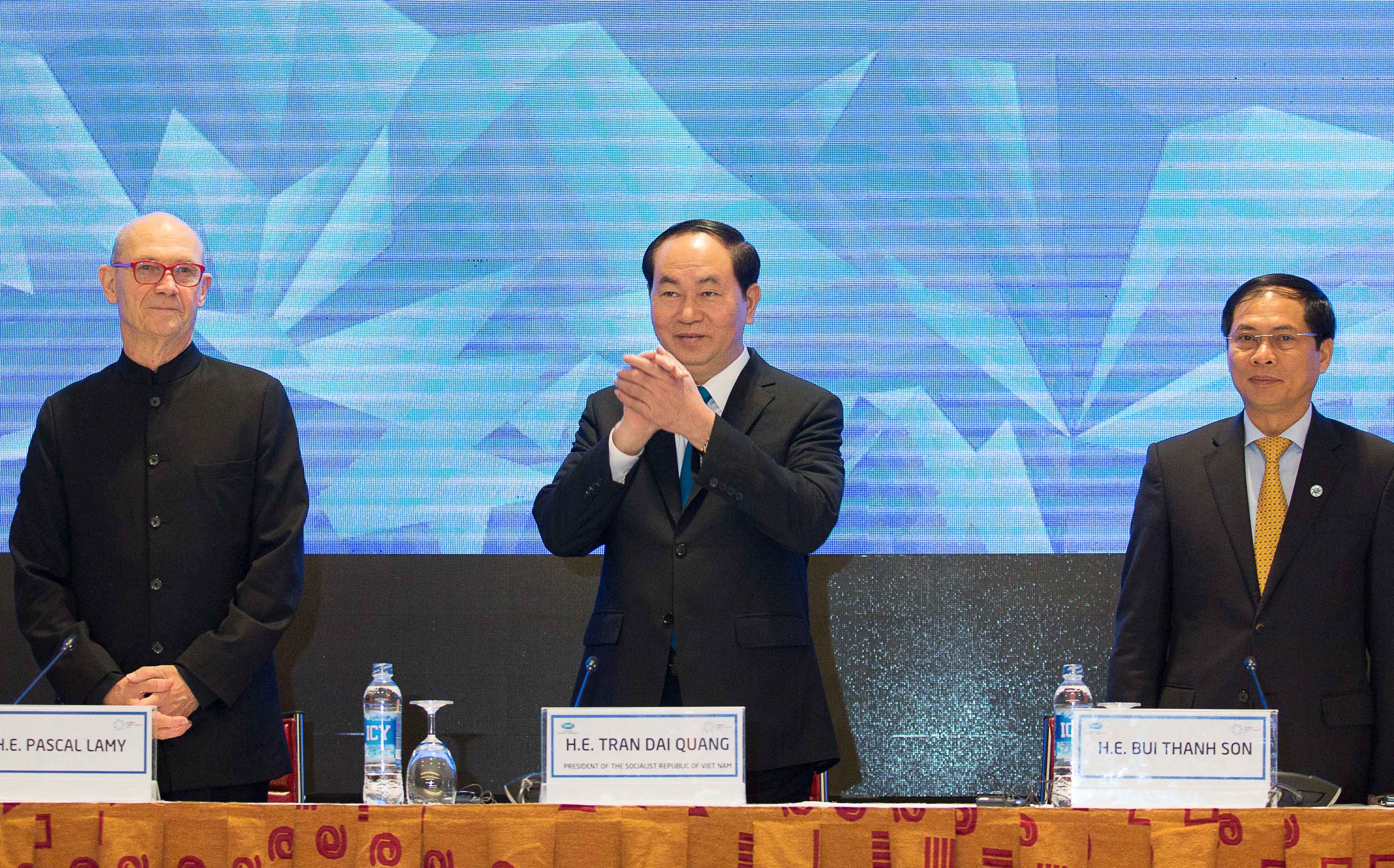 Chu tich nuoc: Ung ho tien trinh toan cau hoa moi hinh anh